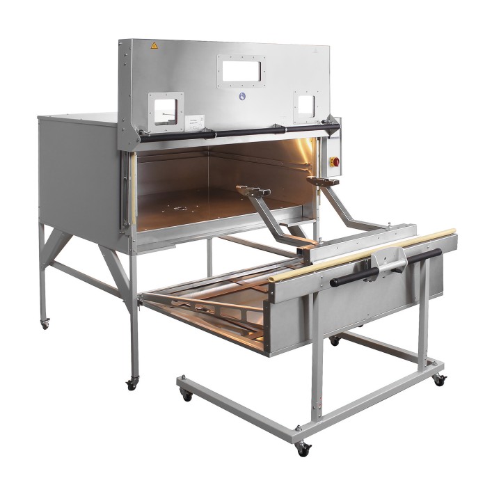 Infrared Heating Cabinet With Rotatable Material Cart Ottobock