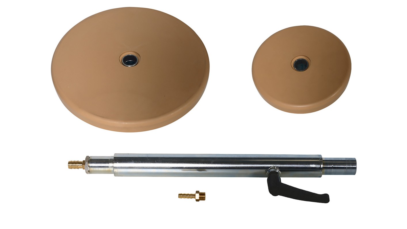 755X220 Vacuum pipe with two exchangeable vacuum forming plates Ottobock